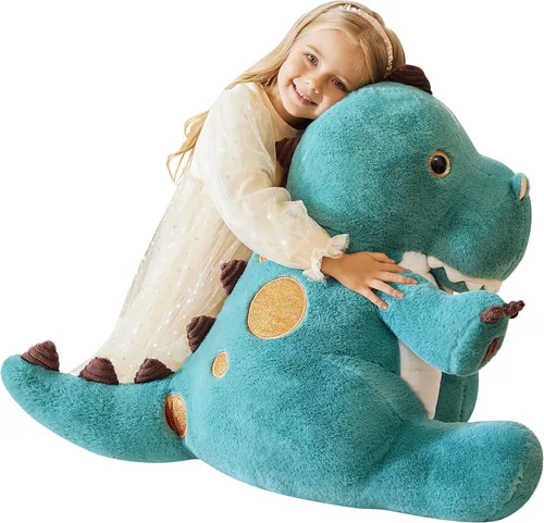 Vista 11 de EARTHSOUND Juguete de peluche con diseño de conejo gigante, conejo de 23 pulgadas de tamaño grande, juguetes suaves de tamaño jumbo, lindo y enorme