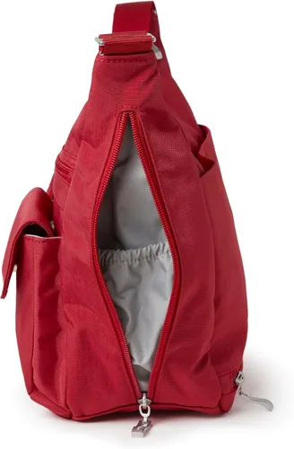 Vista 109 de Baggallini womens Everywhere Bagg Crossbody Women 11x9 Lightweight Nylon Hobo Water-resistant Travel Bag W/Rfid