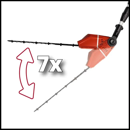 Vista 11 de Einhell - Cortasetos de largo alcance inalámbrico 18V PXC Cortasetos telescópico ligero con poste extensible, sin batería GE-HH 18/45 Li T Solo
