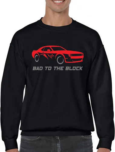 Vista 36 de Bad To The Block - Sudaderas con capucha y cuello redondo para hombre