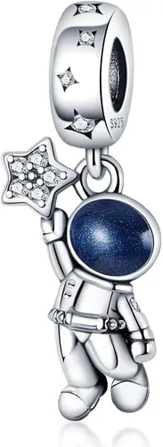 Vista 41 de Dijes de plata de ley 925 para pulseras, collares, colgante con circonitas cúbicas 5A dije charm para mujeres joyería DIY