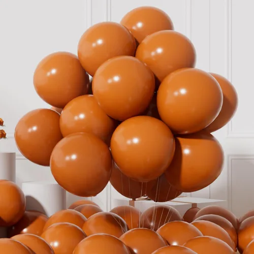 Vista 8 de AULE Globos metálicos negros de 12 pulgadas, 50 globos de látex negros, helio cromado, globo grueso brillante, decoración perfecta para fiesta