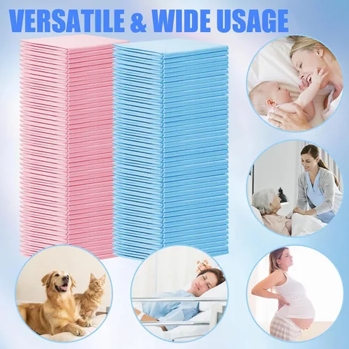 Vista 7 de Paquete de 100 cambiadores desechables, almohadillas para bebé, 17 Azul