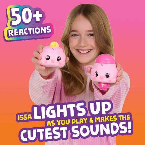 Vista 4 de My Squishy Little Ice Cream - Muñeca interactiva coleccionable con accesorios - ISSA