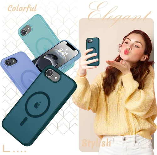 Vista 931 de Funda para Google Pixel 10 Pro XL, cubierta magnética mate, color negro Fit for MagSafe, Screen Protector included, Shockproof Military Grade