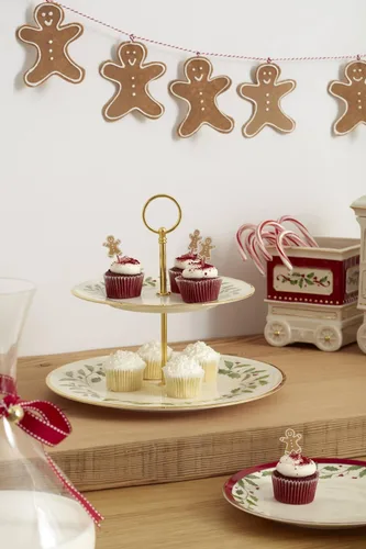 Vista 5 de Lenox 893490 - Servidor de 2 niveles navideño