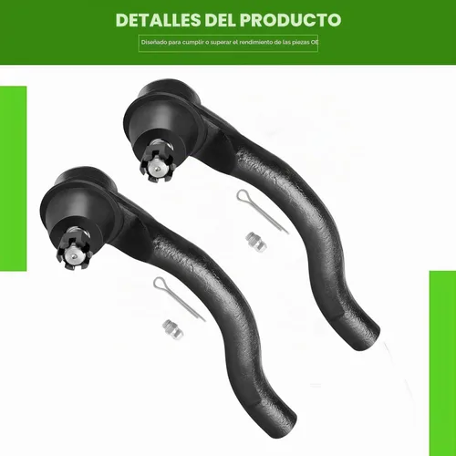 Vista 8 de SCITOO Kit de suspensión delantera de 8 piezas, 2 brazos de control inferiores y rótula, 2 eslabones de barra estabilizadora, 2 exteriores, 2
