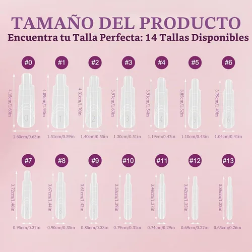 Vista 7 de 280 formas de uñas dobles tipo sándwich, 14 tamaños, forma ovalada para gel constructor, moldes de extensión de uñas reutilizables de cobertura