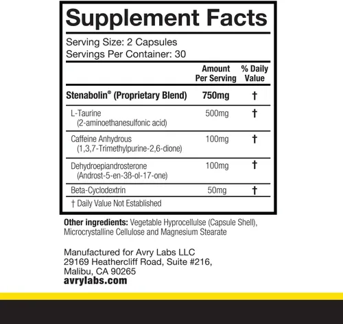 Vista 7 de by Avry Labs – Un suplemento impulsado por hormonas maestras DHEA para el crecimiento muscular, la fuerza, la composición corporal, la energía