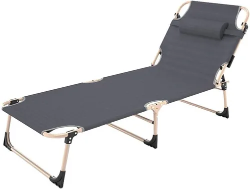 Vista 3 de Sun Loungers, Deck Chairs, Summer Sunbeds with Adjustable Backrest, Folding Flat Recliners for Indoor and Outdoor Use(Purple,Without Mattress)