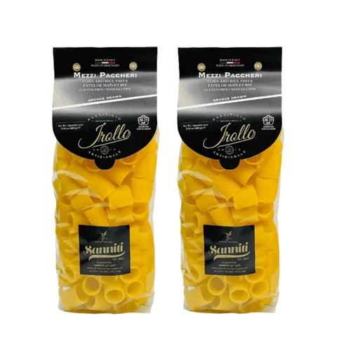 Vista 20 de Sanniti Pasta mixta artesanal sin gluten Ammischiata di Gragnano Importada de Italia, 17.6 oz