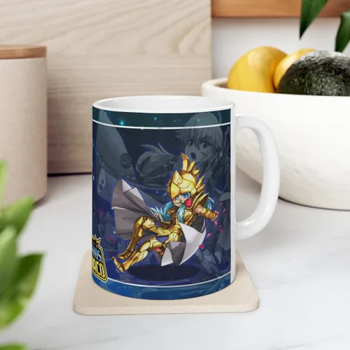Vista 3 de Piscis, Los Caballeros del Zodiaco, Taza Ceramig 11 Oz