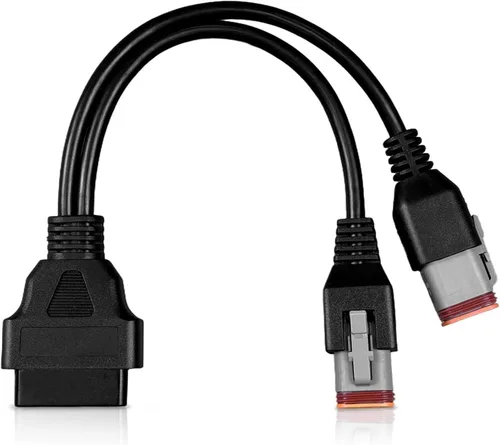 Vista 4 de Cable OBD2 de motocicleta de 4 pines + 6 pines OBD para motocicleta OBD de 4 pines + 6 pines 2 en 1 funciona con Harley Motor Motorrad