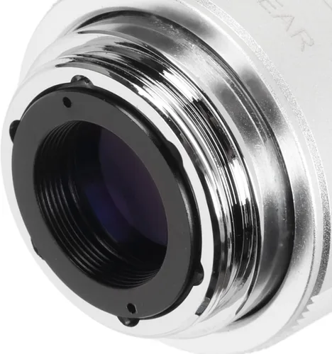 Vista 8 de Pomya Enfoque manual de gran apertura F1.4 de 0.984 in, lente de CCTV, lente MFT Prime para M43, tienda de soporte Almacén de estacionamiento (plata)