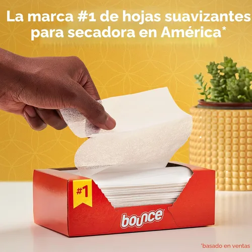 Vista 2 de Bounce - Hojas suavizantes de ropa con aroma fresco al aire libre, 240