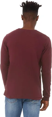 Vista 92 de Canvas Filmore 3501 - Camiseta de 4.2 onzas para hombre manga larga (1) Ceniza + (1) Jaspeado atlético