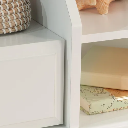 Vista 7 de Sauder Shoal Creek - Cabecero para libros, individual, acabado blanco suave