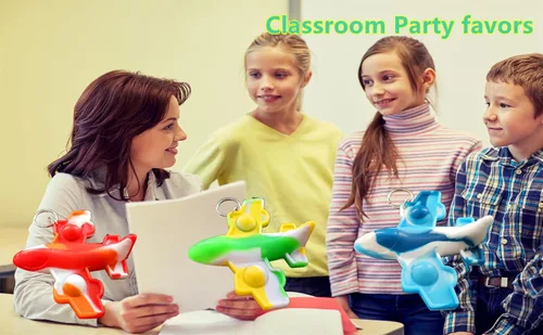 Vista 4 de Paquete de 30 mini juguetes para ansiedad de avión, para autismo, sensoriales, cumpleaños, fiestas, regalos para escuela, aula, adultos y niños