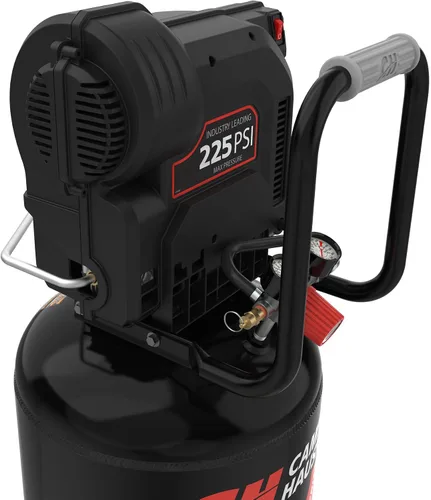 Vista 3 de Campbell Hausfeld Compresor de aire vertical C151CH de 15 galones, 225 PSI