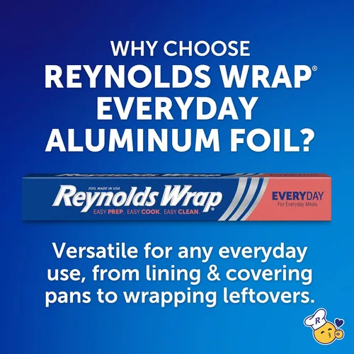 Vista 8 de Papel Aluminio Reynolds Wrap, 200 Pies Cuadrados