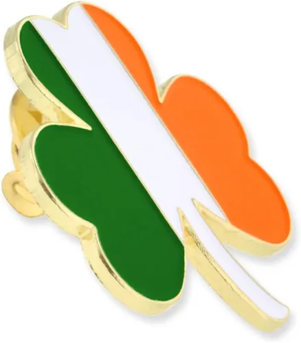 Vista 5 de PinMart Pin de solapa para el día de San Patricio, joyería para mujeres y hombres, pin de celebración de la cultura irlandesa, peltre fundido