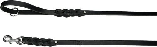 Vista 2 de Redline K9 - Correas de cuero trenzado Latigo de 1/2 pulgada (1/2 pulgada x 3 pies) con acero inoxidable