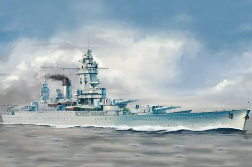Vista 3 de Hobby Boss Naves modelo de acorazado de Estrasburgo de la Armada francesa