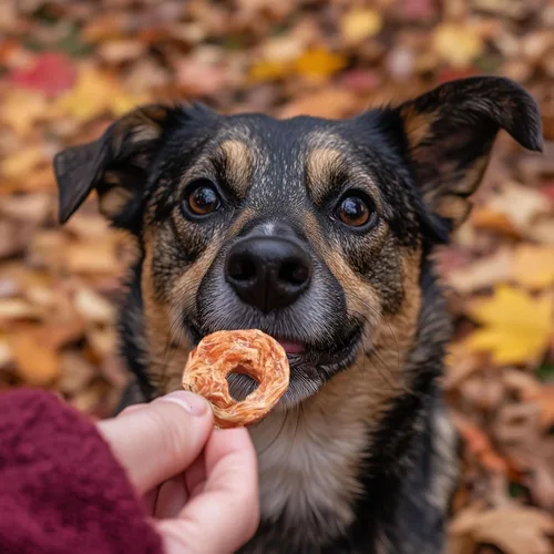 Vista 7 de Pet 'n Shape Chik 'n Rings - Golosinas de carne seca para perros, 8 onzas