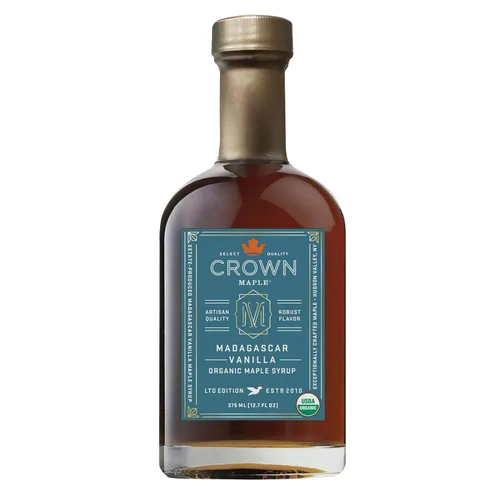 Vista 9 de Crown Maple Jarabe de Arce Orgánico con Sabor a Mantequilla Marrón, Sin Gluten, Sin Conservantes, Sin OMG, para Panqueques, Gofres y Tostadas