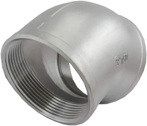 Vista 17 de Duda Energy 45° Codo 1/2" Hembra NPT Instalación de tubería de acero inoxidable 0,5