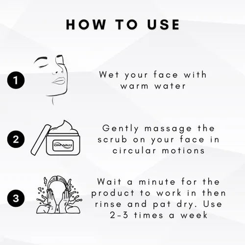 Vista 4 de Exfoliante facial de carbón activado, microdermoabrasión para hombre (4.23 onzas)
