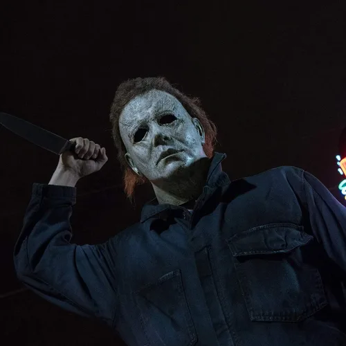Vista 4 de Junova Disfraz de Halloween de Michael Myers para cosplay de terror