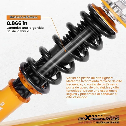 Vista 5 de maXpeedingrods Coilovers para Dodge Challenger SRT8 2008-2010, para Charger 2006-2010, Kit de Suspensión de Espiral Ajustable en Altura, Kits