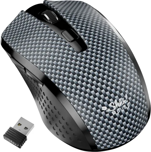 Vista 8 de Ratón silencioso inalámbrico - Ratón USB silencioso e inalámbrico para laptop, Chromebook y PC