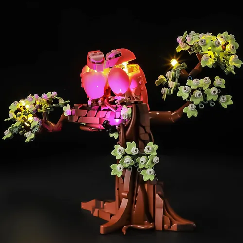 Vista 9 de Kit de iluminación LED Briksmax para árbol bonsái – Compatible con el modelo de bloques de construcción Lego 10281 – no incluye el set de Lego