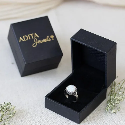 Vista 31 de 925 Sterling Silver Gemstone Rings for Women - Anniversary Rings for Women - Sterling Silver Rings for Women - Dainty Sterling Silver Rings