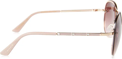 Vista 3 de TAHARI Th651 Rhinestone Metal 100 Uv Protective Womens Aviator Sunglasses Elegant Gifts for Her 62 Mm