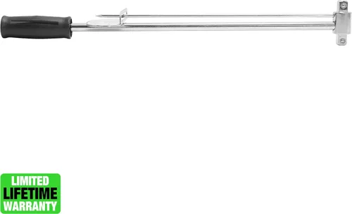 Vista 2 de OEMTOOLS 79-140 Llave dinamométrica de 1/2, estilo de haz, escala dual de 0 a 150 pies/libra b, medidor Newton y libra de pulgada, para automóviles