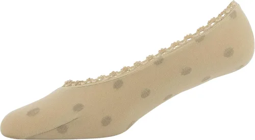 Vista 4 de Peds Forro clásico de punto ultra bajo para mujer con pestaña de gel, 6 pares