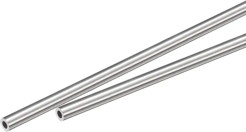 Vista 84 de Uxcell Tubo capilar de acero inoxidable 304, OD 0.4 mm x 0.1 mm de grosor de pared, 250 mm de longitud, tubo metálico para maquinaria industrial