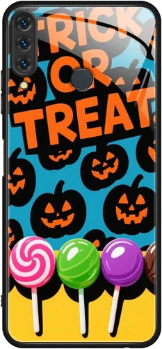 Vista 10 de DINGK Funda compatible con Huawei P30 Lite de vidrio templado transparente + funda de TPU antiarañazos a prueba de golpes, carcasa protectora