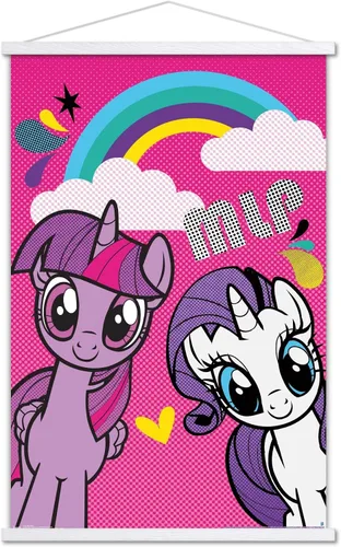 Vista 19 de Trends International Hasbro My Little Pony - Smile Wall Poster, 22.4L x 14.7W, Barnwood Framed Version