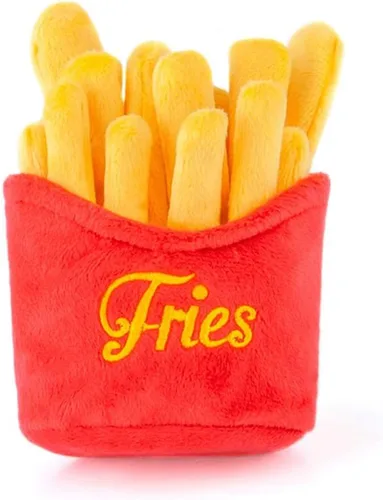 Vista 11 de P.L.A.Y. Bonitos juguetes de felpa para perros, juguete masticable duradero con temática de comida rápida, ideal para cachorros y perros pequeños