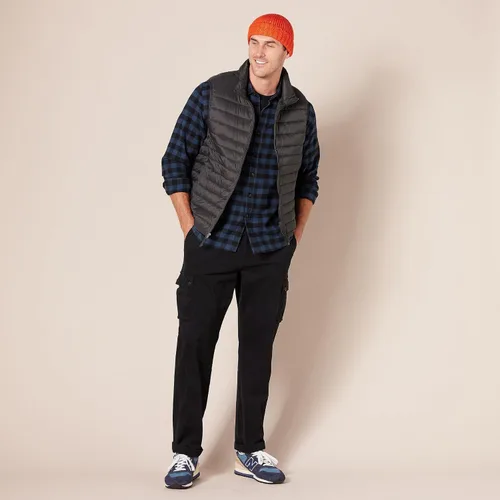 Vista 8 de Tienda Essentials - Camisa de franela para hombre de ajuste delgado y manga larga