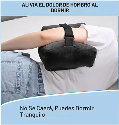 Vista 10 de Shoulder Surgery Pillow for Rotator Cuff Recovery, for Side Sleepers Black
