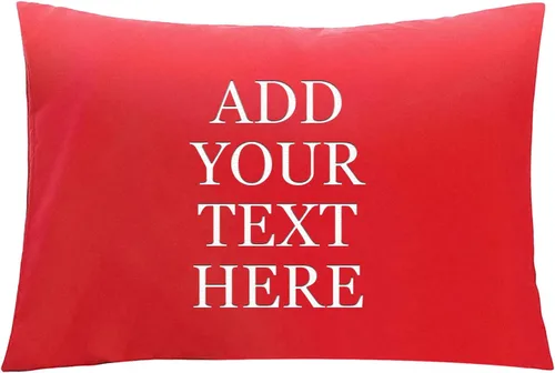 Vista 100 de Personalized Passion Fundas de almohada de tamaño estándar (20 x 26 pulgadas), fundas de almohada estándar con cierre de sobre suaves y acogedoras
