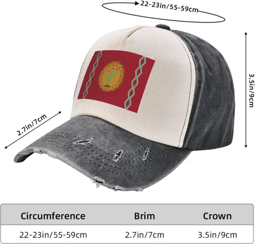 Vista 6 de Panteera Wayuu Baseball Cap for Men Women Hats Adjustable Vintage Washed Cotton Dad Hat