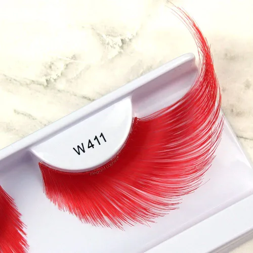 Vista 12 de Elegant Lashes QUEENIE Halloween Pride Rainbow colorido desfile pestañas postizas (negro)