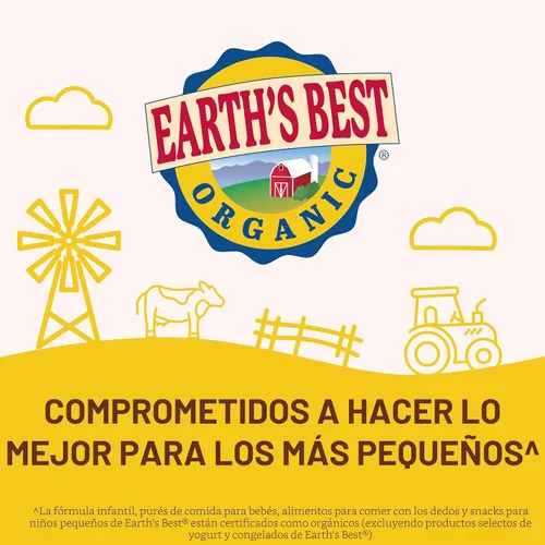 Vista 8 de Earth's Best Snacks orgánicos de sésamo para niños pequeños, soplos vegetales, cheddar, 1.55 onzas (paquete de 4)