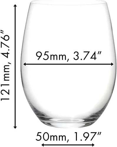Vista 4 de Riedel The O Vaso de Vino Tumbler Cabernet/Merlot